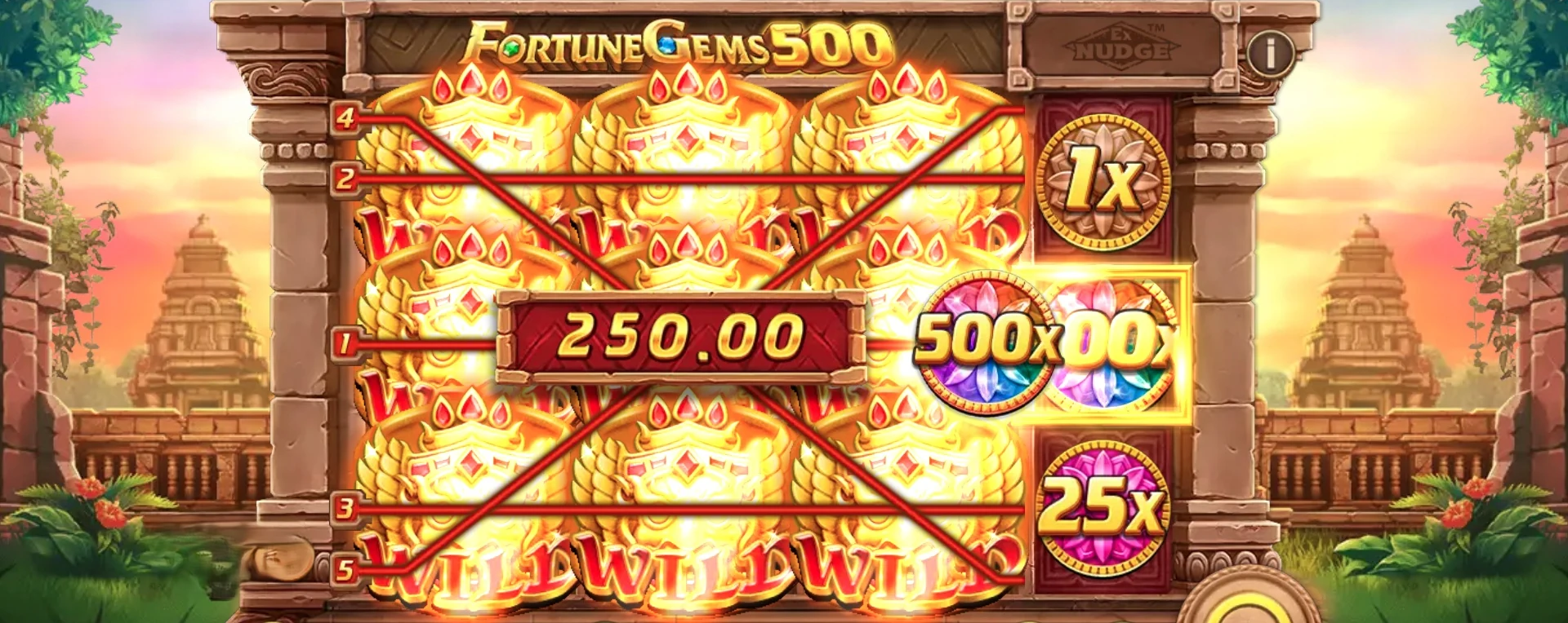 Fortune Gems 500 slot game cover