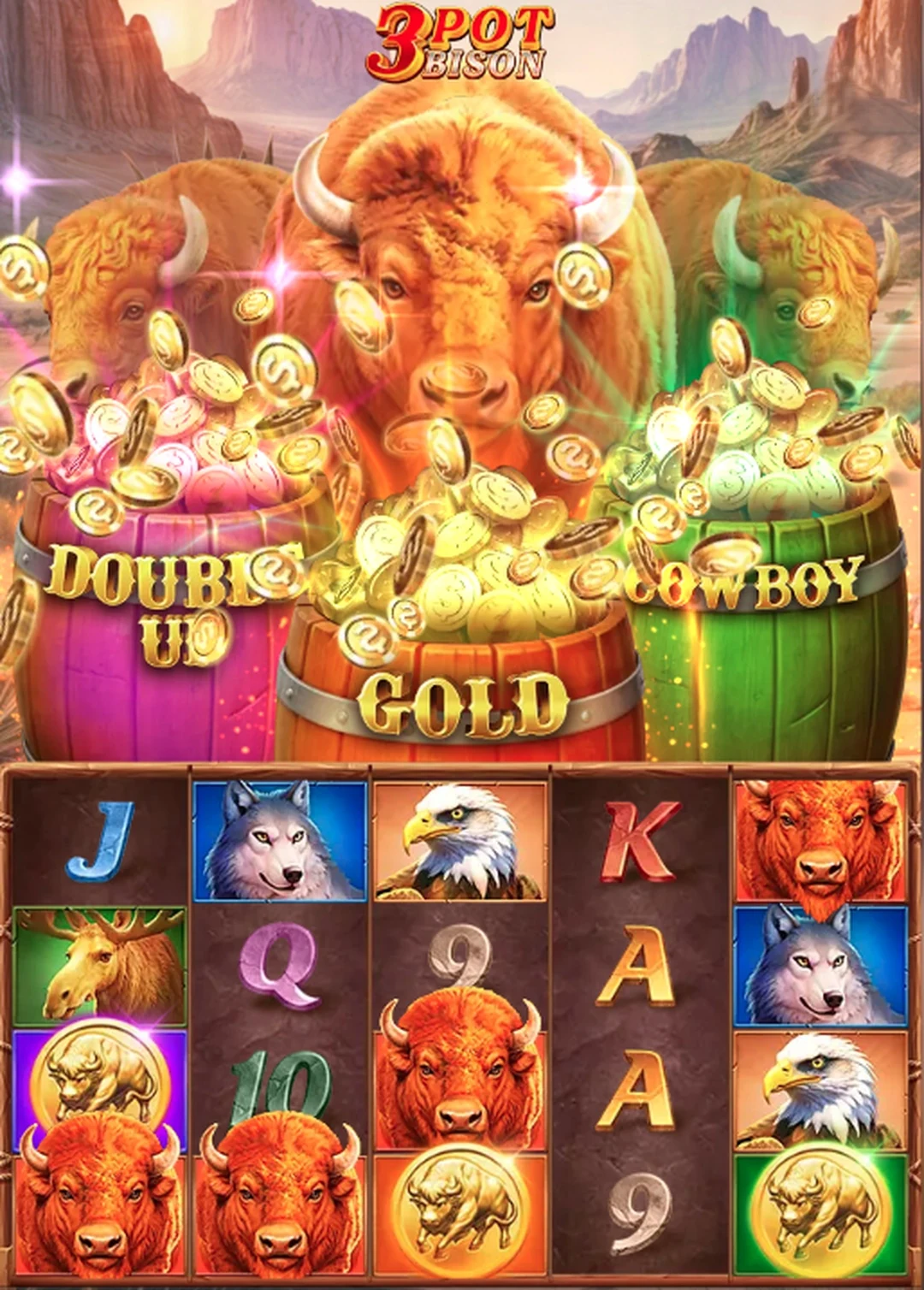 3 Pot Bison slot game cover