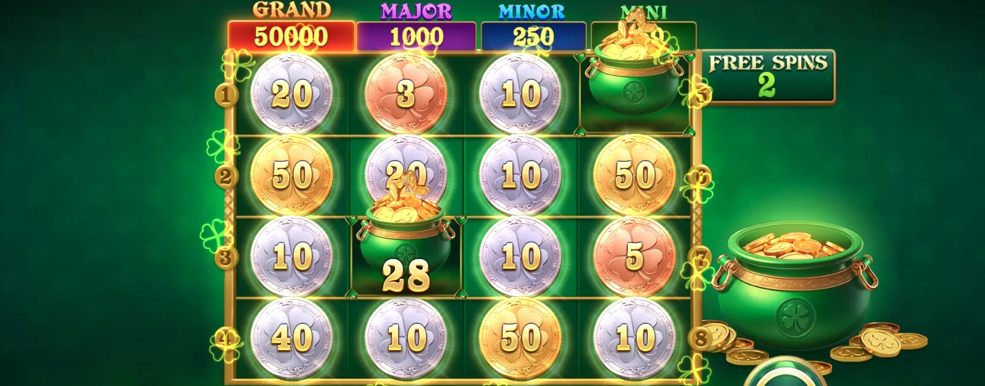 Coin Nonet Clover 4x4 slot game cover