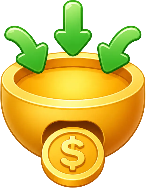 Pari-mutuel slots guide icon