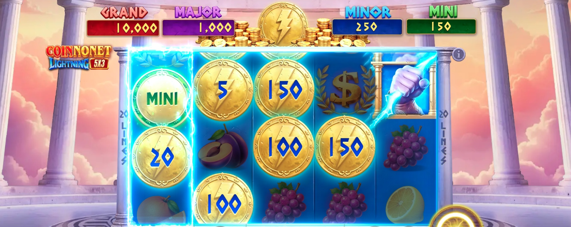 Coin Nonet Lightning slot game cover
