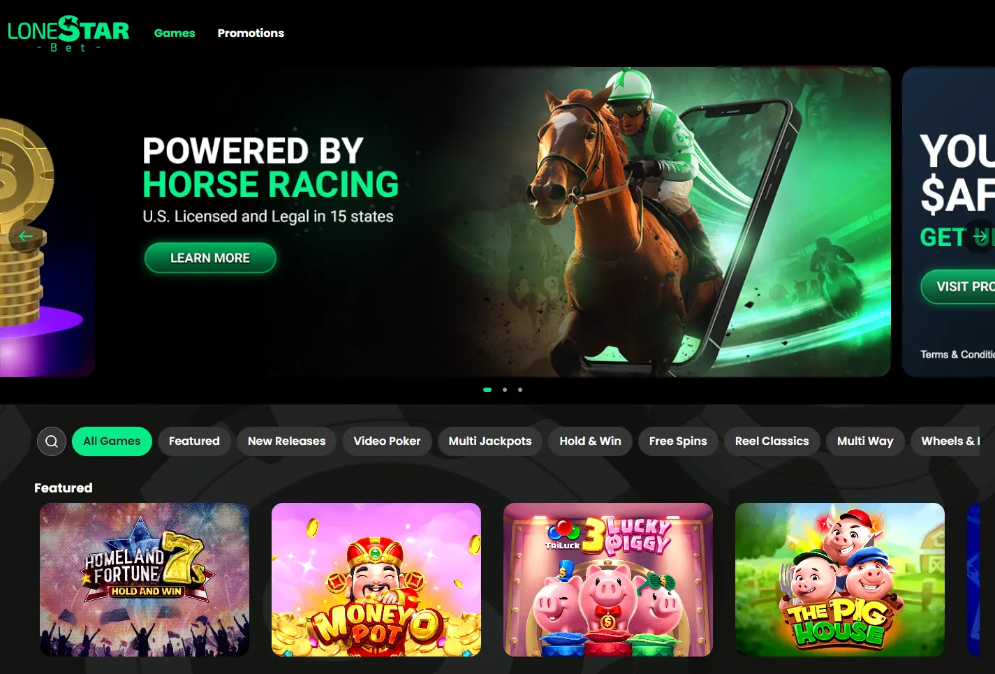 LoneStar.Bet review screenshot