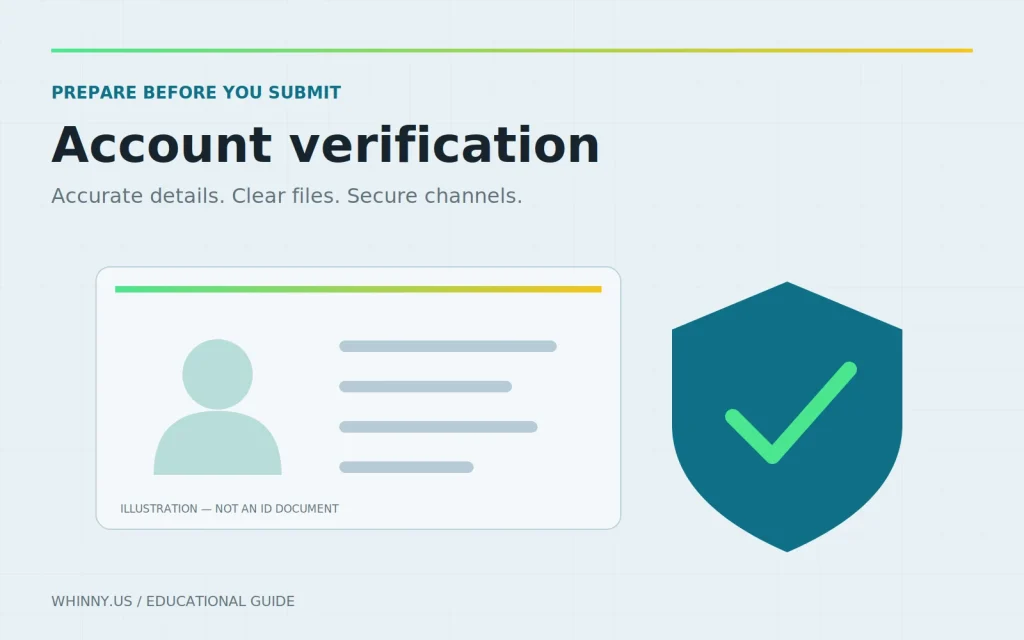 Account Verification: Documents, Mismatches and Safe Uploads